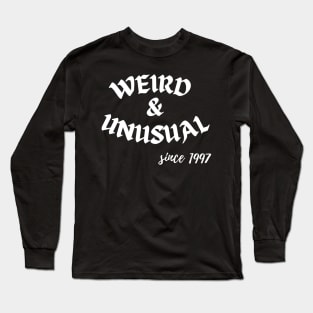 Weird and Unusual since 1997 - White Long Sleeve T-Shirt